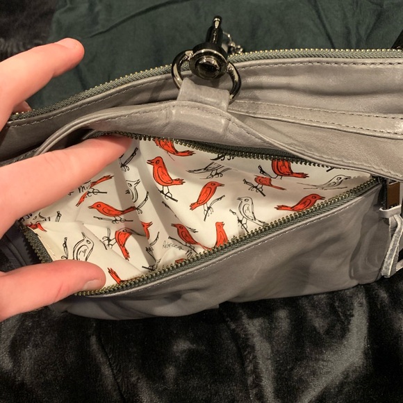 Authentic Rebecca Minkoff Grey Leather Bag - Picture 4 of 4
